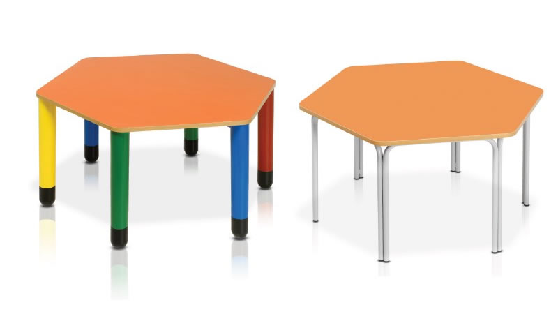 Classe 4.0 - Scuola dell'infanzia - banchi esagonali Classe 4.0 - Scuola dell'infanzia - banchi esagonali